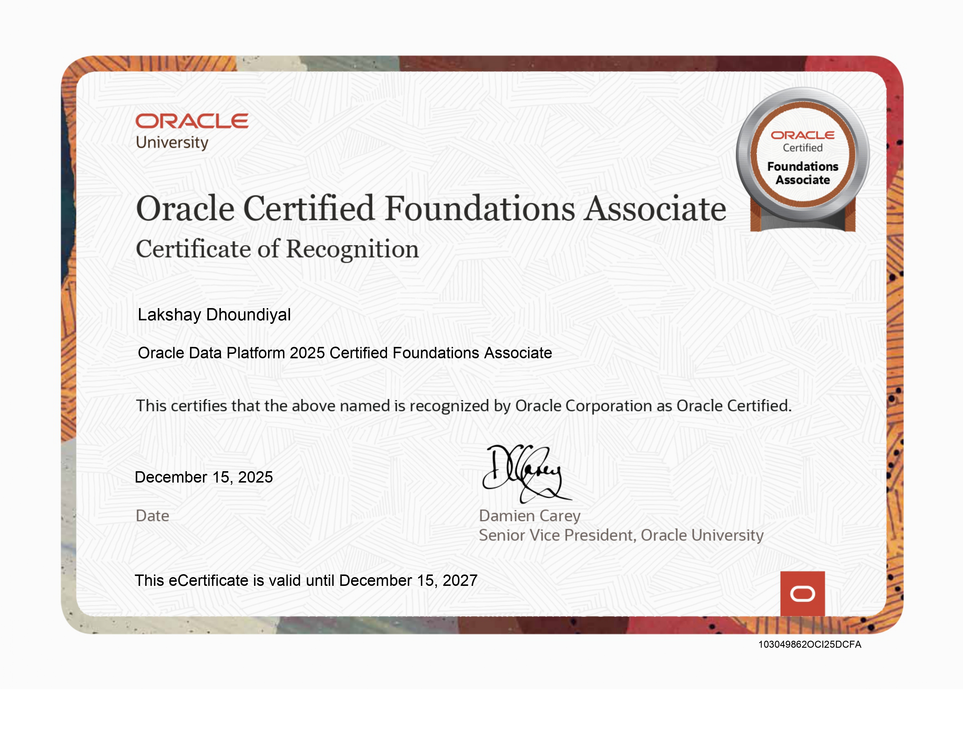 Certified DevOps Professional certificate preview