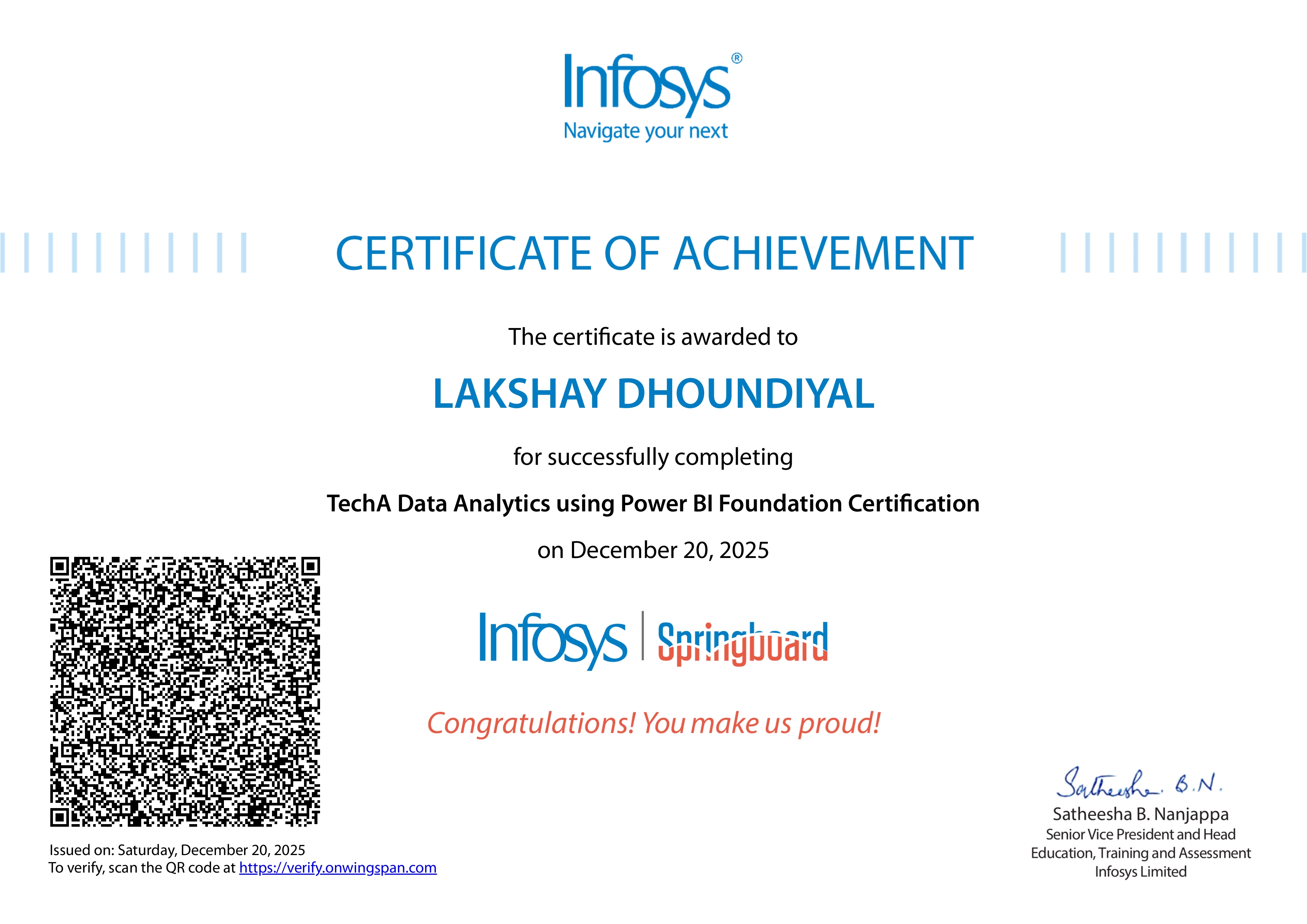 Infosys Springboard